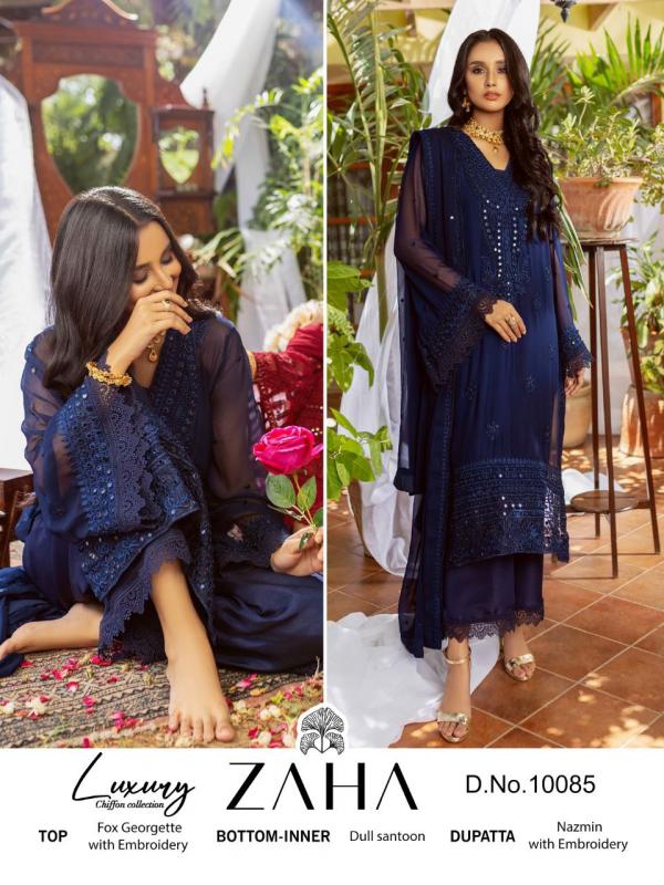 Zaha Naushad Imadad Designer Pakistani Suit Collection